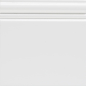 GRAZIA CERAMICHE BOISERIE ZOCCOLO BIANCO CRAQUELE 20x20 ZO05 Cokół