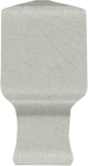 GRAZIA CERAMICHE ELEGANCE ANG. BORDURA CINDER CRAQUELE 1,5X3,5 BOAELQ3  Narożnik 