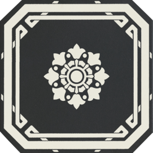 GRAZIA CERAMICHE OLD ENGLAND OTTAGONA BLACK DOVER 20x20 OEODB1    