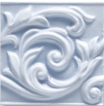 GRAZIA CERAMICHE ESSENZE VOLUTA GENZIANA 13x13 VO06 Dekor