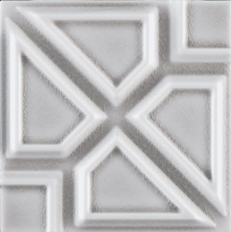 GRAZIA CERAMICHE FORMELLE MILANO ARGENTO 13x13x1,4 MILA5 Płytka Ścienna