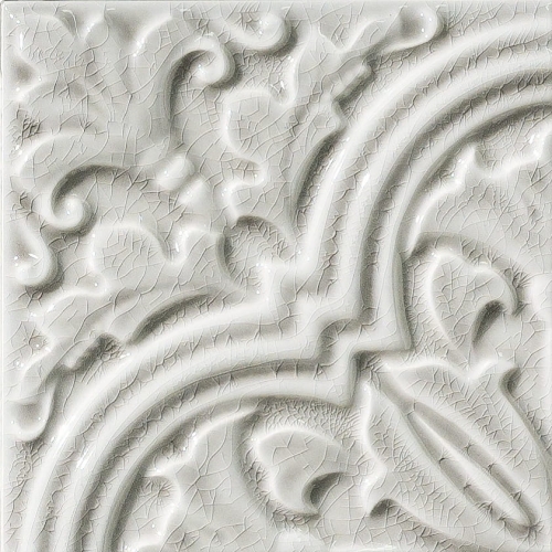 GRAZIA CERAMICHE FORMELLE ALGARVE ARGENTO CRAQUELE 13x13 ALGA5 Płytka Ścienna - YETI WARSZAWA