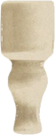 GRAZIA CERAMICHE EPOQUE ANGOLO FINALE DARK IVORY CRAQUELE 2x6,5 FIAE2 Narożnik