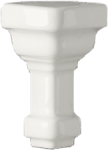 GRAZIA CERAMICHE ESSENZE ANG. EST. PAR. CAPITELLO BIANCO CRAQUELE 7,5x3 CAAP010 Narożnik