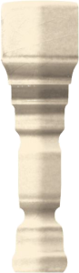 GRAZIA CERAMICHE EPOQUE ANGOLO TERMINALE PITTI BEIGE/IVORY MAT 2x12 TEAP10 Narożnik