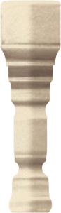 GRAZIA CERAMICHE EPOQUE ANGOLO TERMINALE PITTI DARK IVORY CRAQUELE 2x12 TEAP2 Narożnik