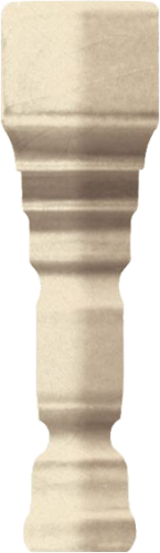 GRAZIA CERAMICHE EPOQUE ANGOLO TERMINALE PITTI DARK IVORY CRAQUELE 2x12 - YETI WARSZAWA