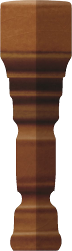 GRAZIA CERAMICHE EPOQUE ANGOLO TERMINALE PITTI DARK CARAMEL CRAQUELE 2x12 TEAP7 Narożnik - YETI WARSZAWA