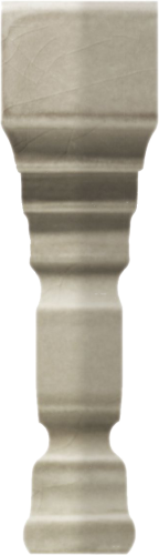 GRAZIA CERAMICHE EPOQUE ANGOLO TERMINALE PITTI DARK GREY CRAQUELE 2x12 TEAP4 Narożnik - YETI WARSZAWA