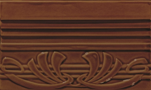 GRAZIA CERAMICHE EPOQUE TERMINALE DECO DARK CARAMEL CRAQUELE 12x20 TED7 Listwa Dekoracyjna - YETI WARSZAWA