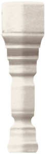 GRAZIA CERAMICHE EPOQUE ANGOLO TERMINALE PITTI BIANCO MAT 2x12 TEAP1 Narożnik