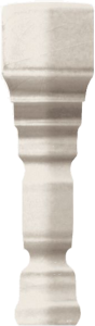 GRAZIA CERAMICHE EPOQUE ANGOLO TERMINALE PITTI BIANCO CRAQUELE 2x12 TEAP5 Narożnik