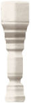 GRAZIA CERAMICHE EPOQUE ANGOLO TERMINALE DECO BIANCO MAT 2x12 TEAD1 Narożnik