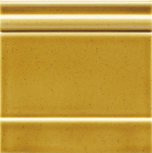 GRAZIA CERAMICHE EPOQUE ZOCCOLO DARK MUSTARD CRAQUELE 20x20 ZOE8 Cokół