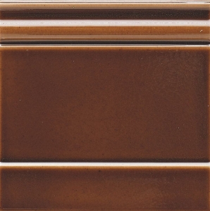 GRAZIA CERAMICHE EPOQUE ZOCCOLO DARK CARAMEL CRAQUELE 20x20 ZOE7 Cokół