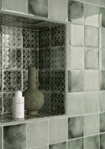 GRAZIA CERAMICHE SHADES OF ART ALCAZAR JADE 13x13 ALCA4 Płytka Ścienna