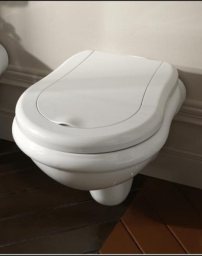 Deska biała wolnoopadająca Retro Kerasan Włochy Yeti